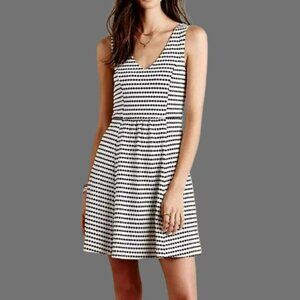 ANTHROPOLOGIE Maeve Cutout Stripes Dress